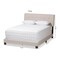 Baxton Studio Audrey Modern Light Beige Upholstered Queen Size Bed 146-8234 - alternate 4